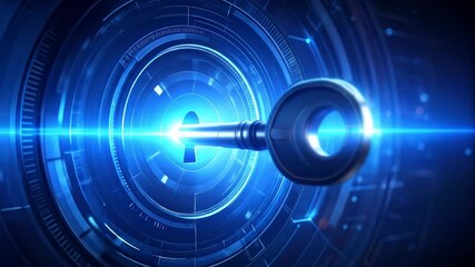 Digital Key Insertion into a Secure Cyber Space with Futuristic Elements