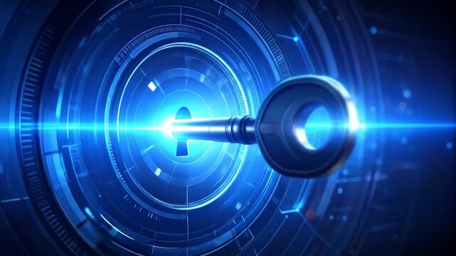 Digital Key Insertion into a Secure Cyber Space with Futuristic Elements