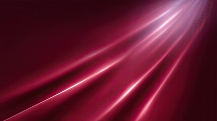 Fototapeta premium Elegant Abstract Background with Smooth Flowing Light Strands in Shades of Deep Red and Bright Accents for Creative Design and Art Projects