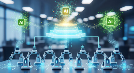 AI and RPA Intelligent Automation Hierarchy Enterprise Workflow