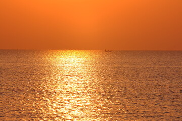 Beautiful seascape sunrise, Morning time. Hat Mae Rampeung is part of Laem Ya-Ko Samet National Park
