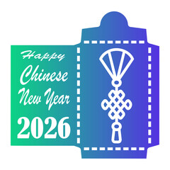 chinese new year Gradient icon