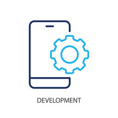 Development thin line icons. Original vector illustration.