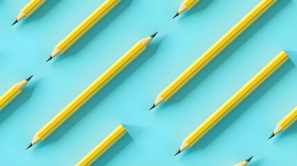 colored pencils on a paper background