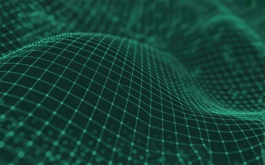 Dynamic teal grid background with a modern twist, perfect for technology or science projects, creating a futuristic and innovative feel in any design