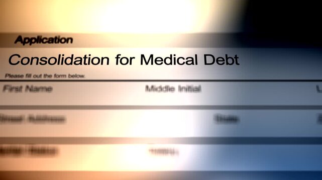 Consolidation for Medical Debt Application