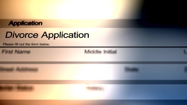 Marital Divorce or Separation Document