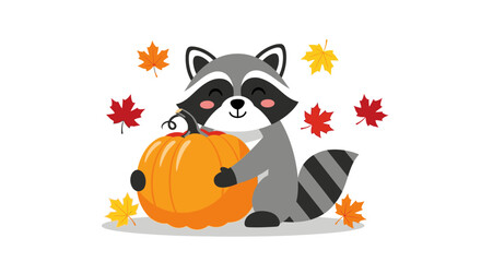 A cheerful hedgehog wearing a leaf hat and holding a small bundle of corn, smiling.