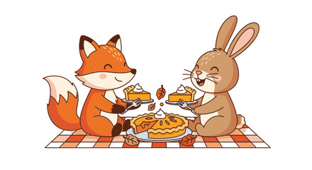 A cheerful hedgehog wearing a leaf hat and holding a small bundle of corn, smiling.