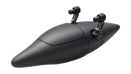 Modular probe featuring a removable payload bay and adjustable sensor mounts.