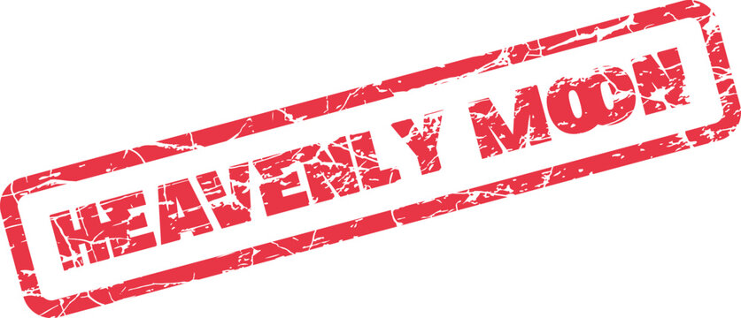 Heavenly Mock Grunge Red Seal Message for Ironic Humor and Satirical Commentary