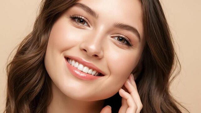 Radiant Smile Showcase: A Compilation of Close-Up Shots Displaying Beauty and Confidence