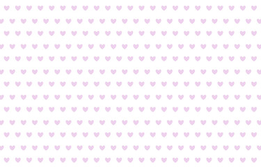 ベビーピンクのミニハートのパターン背景　Web