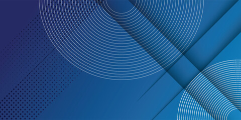 Bright blue dynamic abstract vector background with diagonal lines. 3d cover of business presentation banner for sale event night party. Fast moving soft circle wave line stripe decoration