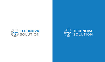 technology business logo design