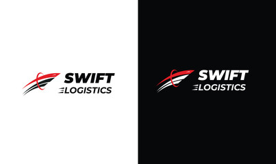 Swift logistics business logo design