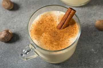 Warm Festive Christmas Eggnog Punch