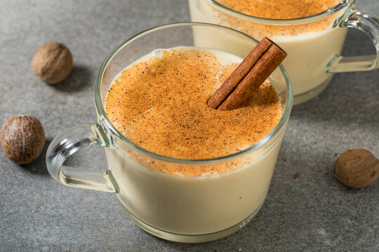 Warm Festive Christmas Eggnog Punch