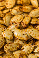 Roasted Homemade Spicy Pumpkin Seeds