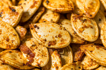 Roasted Homemade Spicy Pumpkin Seeds