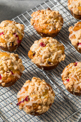 Autumn Homemade Cranberry Orange Muffins