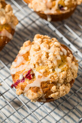 Autumn Homemade Cranberry Orange Muffins