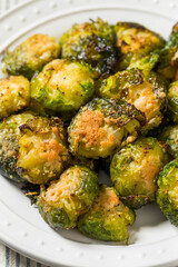 Thanksgiving Homemade Smashed Brussel Sprouts