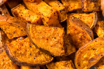 Homemade Thanksgiving Roasted Sweet Potatoes