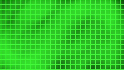 Green Grid Pattern Background with Radial Gradient. Abstract Technology and Digital Data Vector Texture