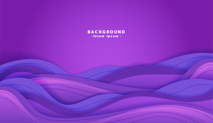 Purple layered abstract background with wavy lines, ideal for artistic projects, graphic design, web backgrounds, and digital presentations.
