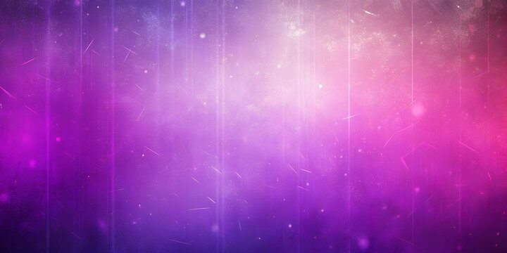 Abstract purple and pink gradient background with grunge texture and light
