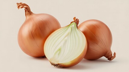 Onions Three Culinary Foundation Staple Ingredient Vegetarian Cooking Vegetable