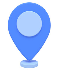3D Location Pin Icon