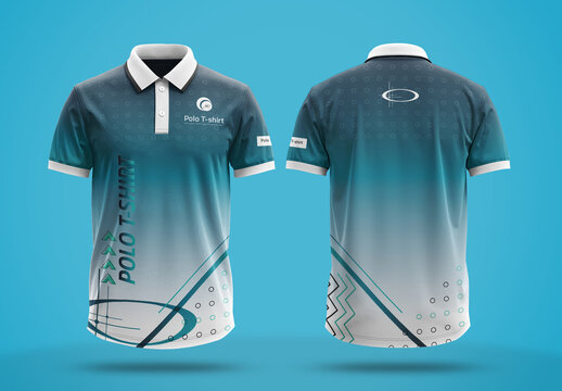 Casual Polo Shirt Template Design
