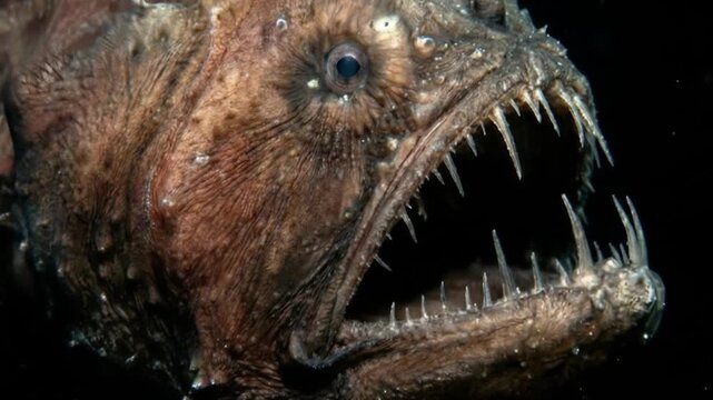 심해어,혹동아귀,동물,심해,바다,어류,물고기