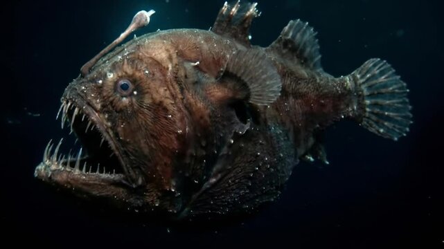 심해어,혹동아귀,동물,심해,바다,어류,물고기