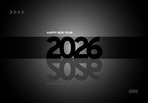 Happy New Year 2026 Text Effect