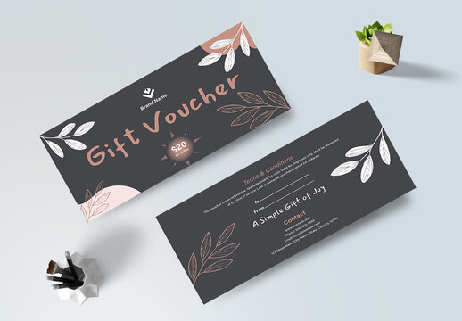 Gift Voucher Template Layout