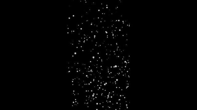 Winter snow - falling snow animation, seamless loop. snow animated chromakey background colorful style movement background. White snow overlay layer on black background,4k video animation.