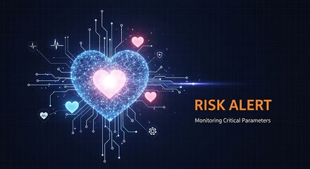 Risk Alert - Monitoring Critical Parameters with Digital Heart Technology.