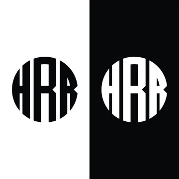HRR Rounded Monogram logo Stock Illustrations, Vectors And Clipart.