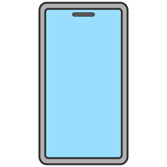 gray mobile phone icon