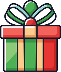 Vector illustration of a gift box