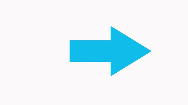 arrow  icon animation simple flat