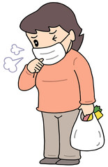 疾患・疾病のイラスト - 風邪・インフルエンザ・咳