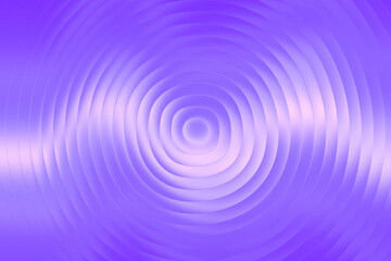 Obraz premium Abstract purple concentric circles pattern with gradient light and shadow effect backdrop illustration