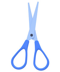 Blue Scissors 3d icon