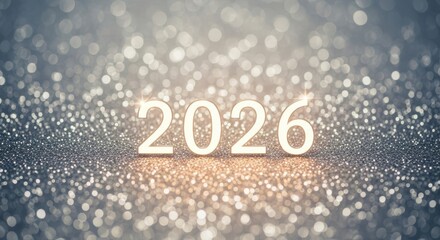 Silver Glitter Sparkle 2026