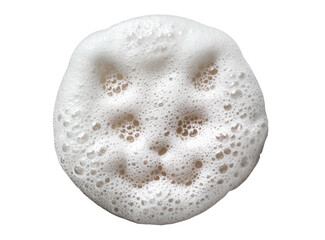 Top-down foam with cat face silhouette