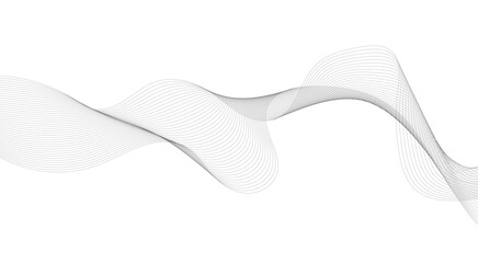 Abstract wave element for design. Digital frequency track equalizer, Wave with lines created using blend tool. 